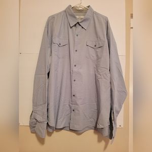 Classic Fit- PD&C Stretch Men's long sleeve shirt Size,XXL